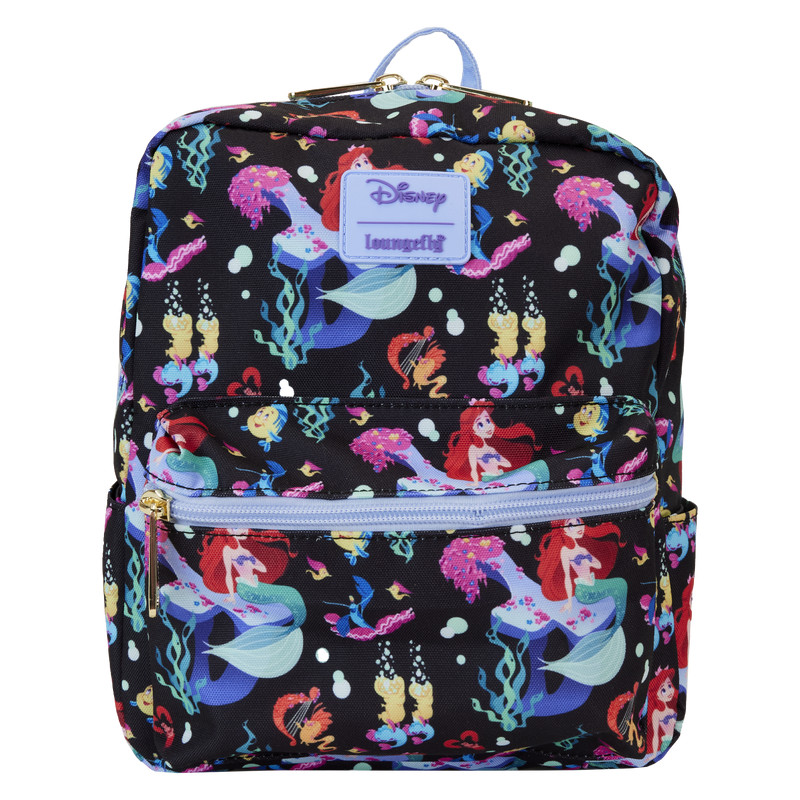 MINI-RUCKSACK Nylon „Die Kleine Meerjungfrau“ zum 35-jährigen Jubiläum „Life is the Bubbles“ – DISNEY LOUNGEFLY