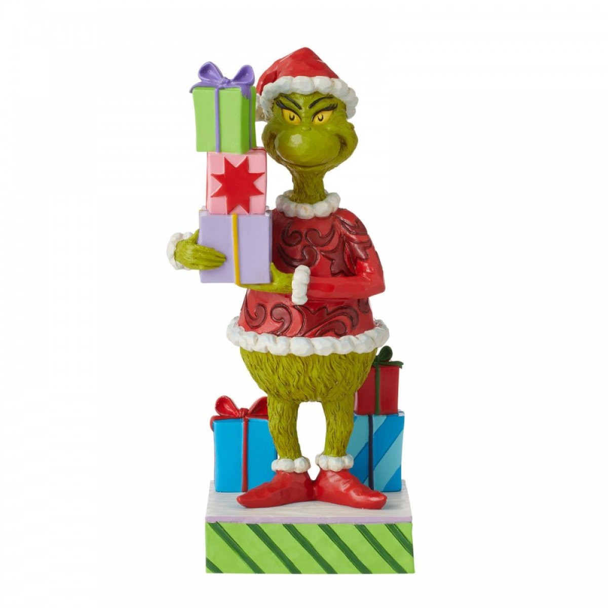 GRINCH HÄLT GESCHENKE - JIM SHORE GRINCH