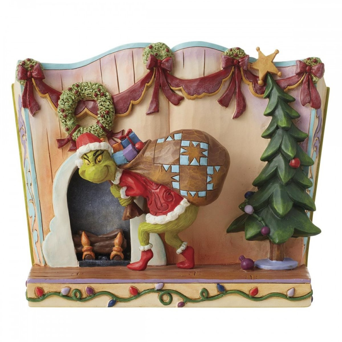 GRINCH STEHLT GESCHENKE - JIM SHORE GRINCH