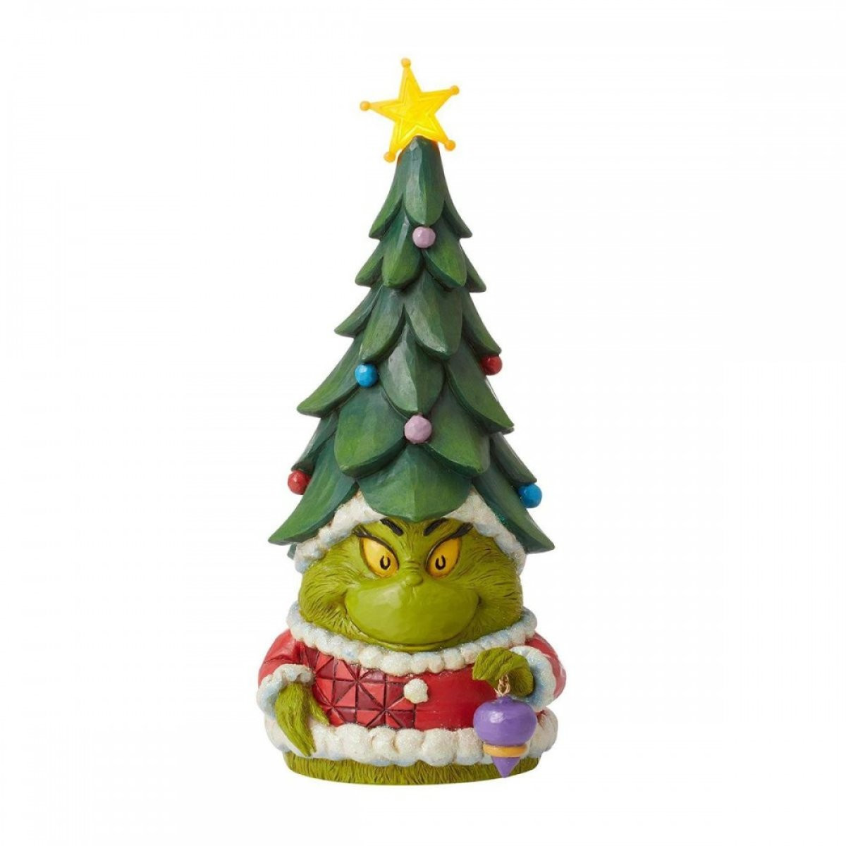 GRINCH GNOME MIT WEIHNACHTEN - JIM SHORE GRINCH