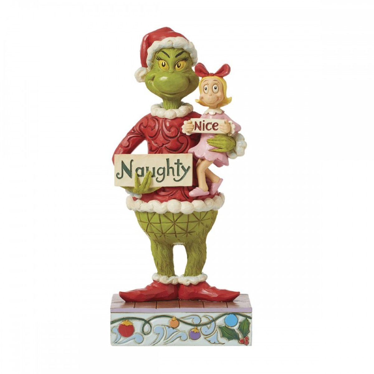 GRINCH & CINDY NAUGHTY/NICE - JIM SHORE GRINCH