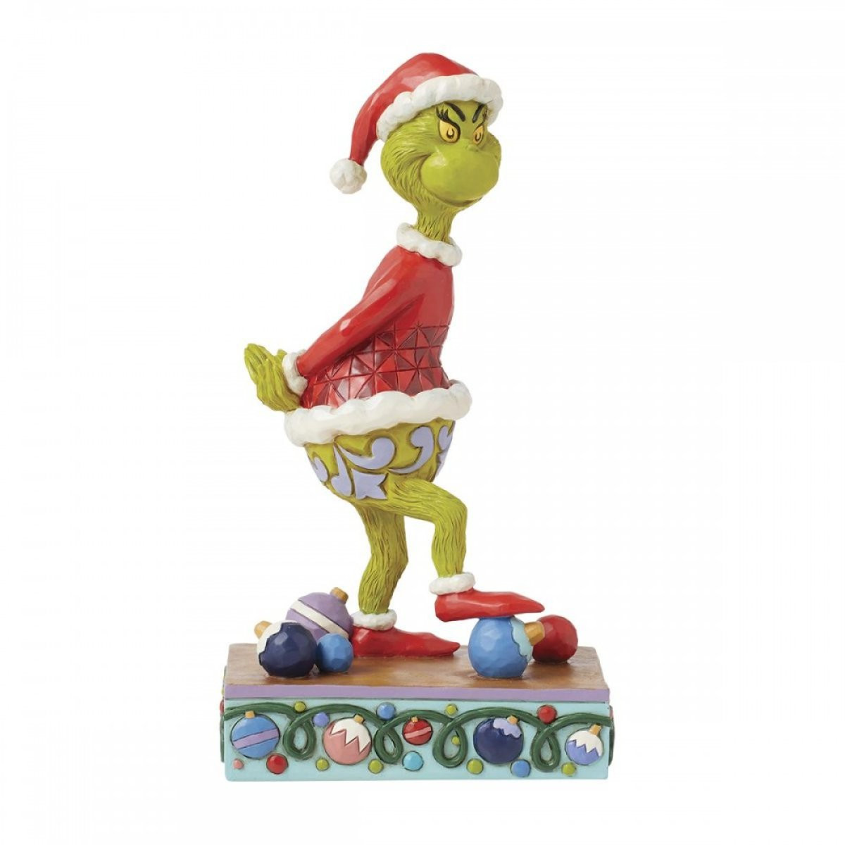 GRINCH TRITT AUF ORNAMENT - JIM SHORE GRINCH