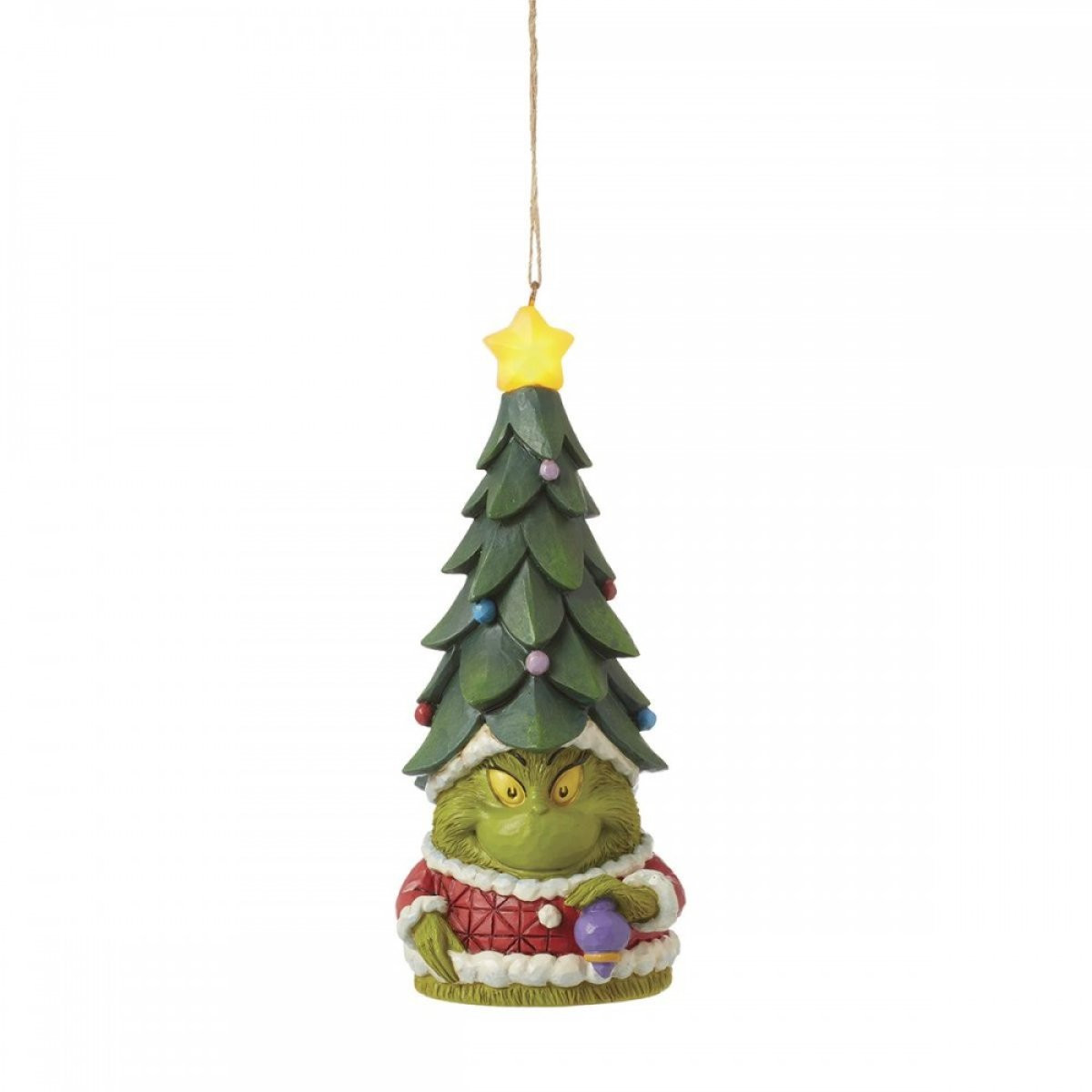 GRINCH LIGHT UP GNOME – JIM SHORE GRINCH