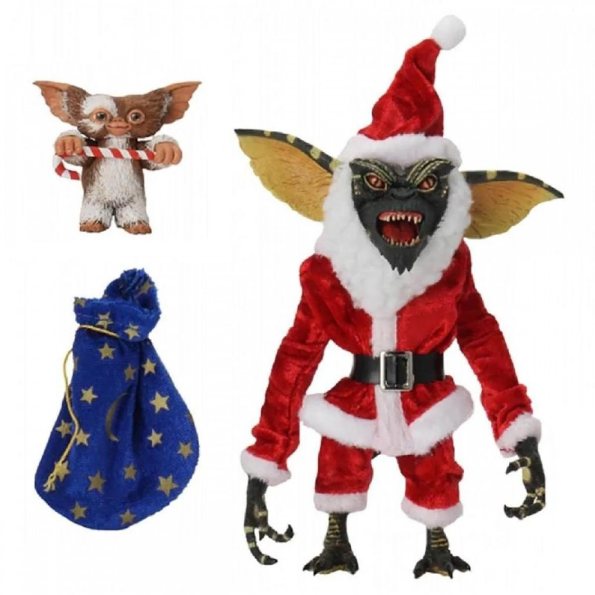 GREMLINS – ACTION FIGUR – SANTA STRIPE & GIZMO