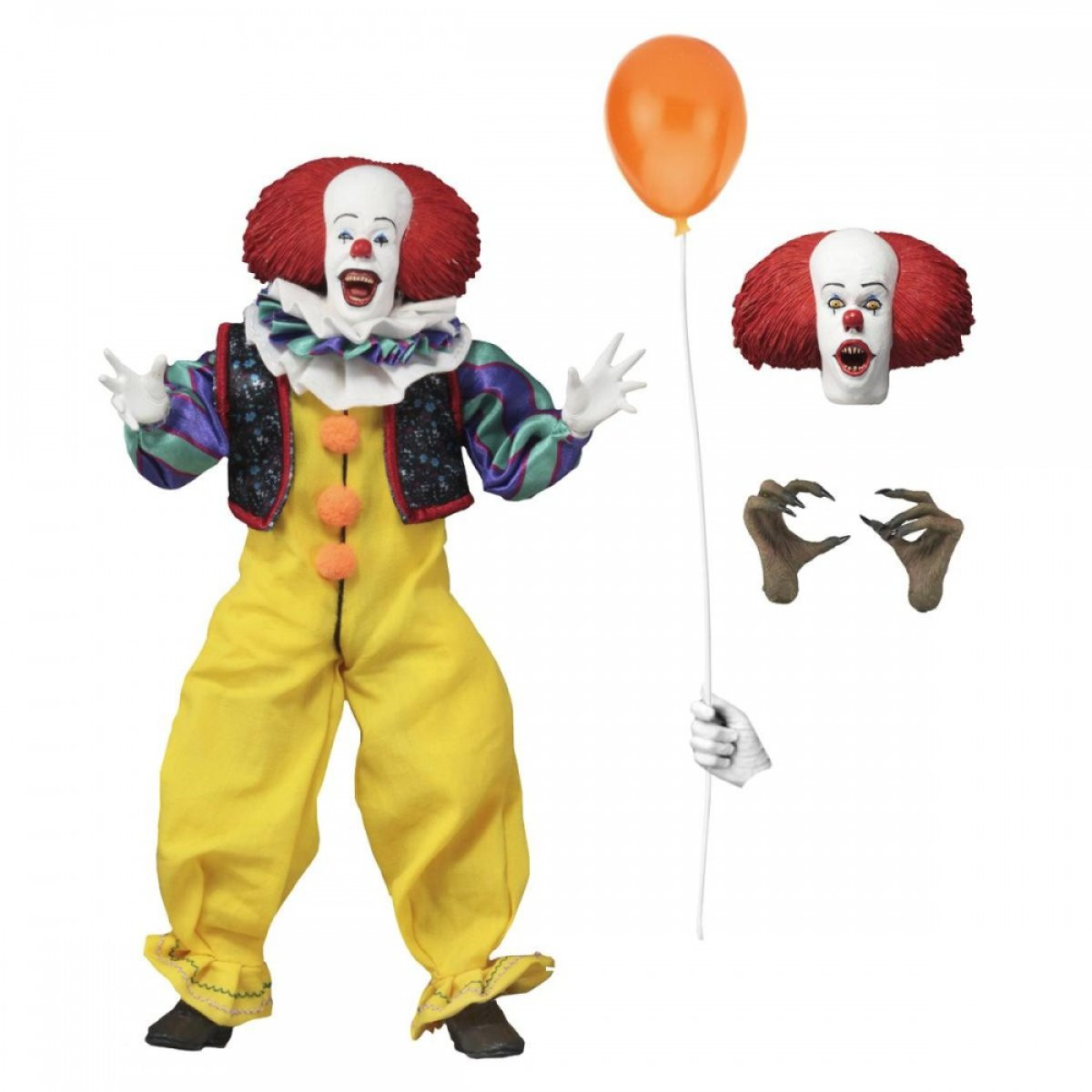 ES – BEKLEIDTE ACTION-FIGUR – PENNYWISE (1990)