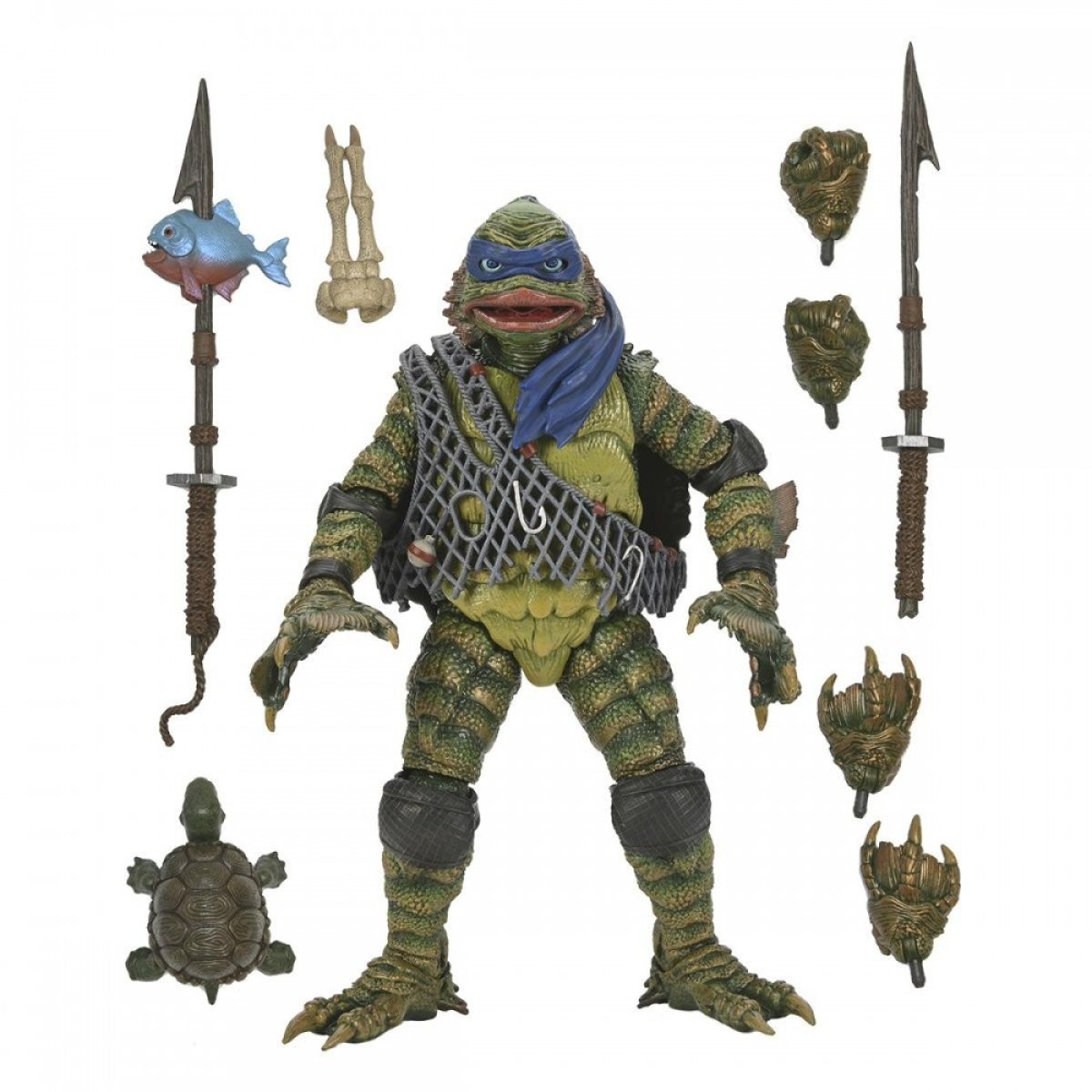 UNIVERSAL MONSTERS X NINJA TURTLES - ACTIONFIGUR – LEONARDO DIE KREATUR