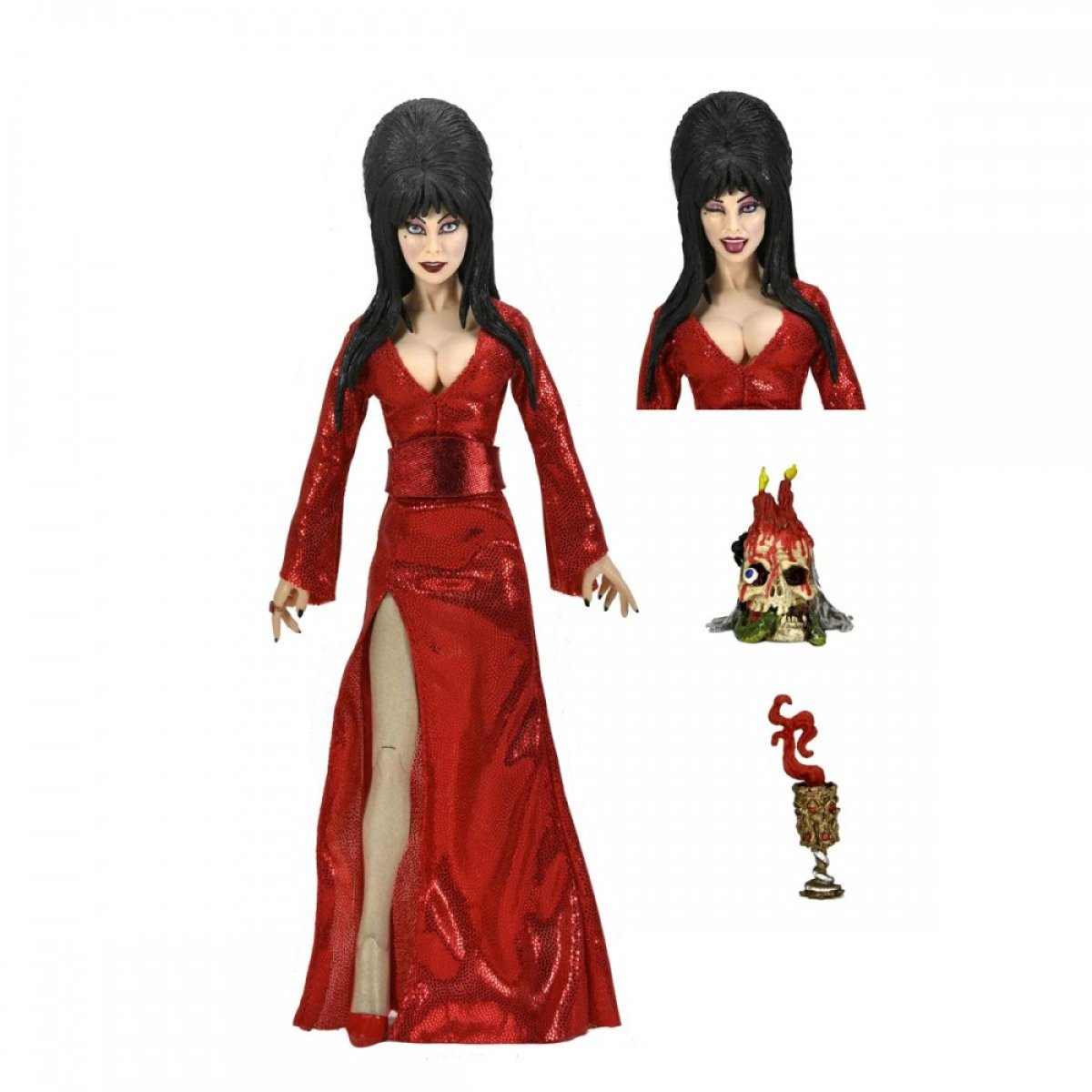 ELVIRA – BEKLEIDETE ACTIONFIGUR – ELVIRA „ROT, SCHRECK UND BOO“