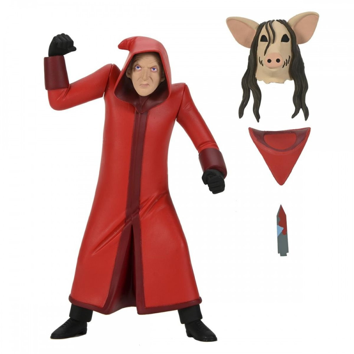 SAW – ACTIONFIGUR – TOONY TERRORS JIGSAW (ROTES GEWAND)