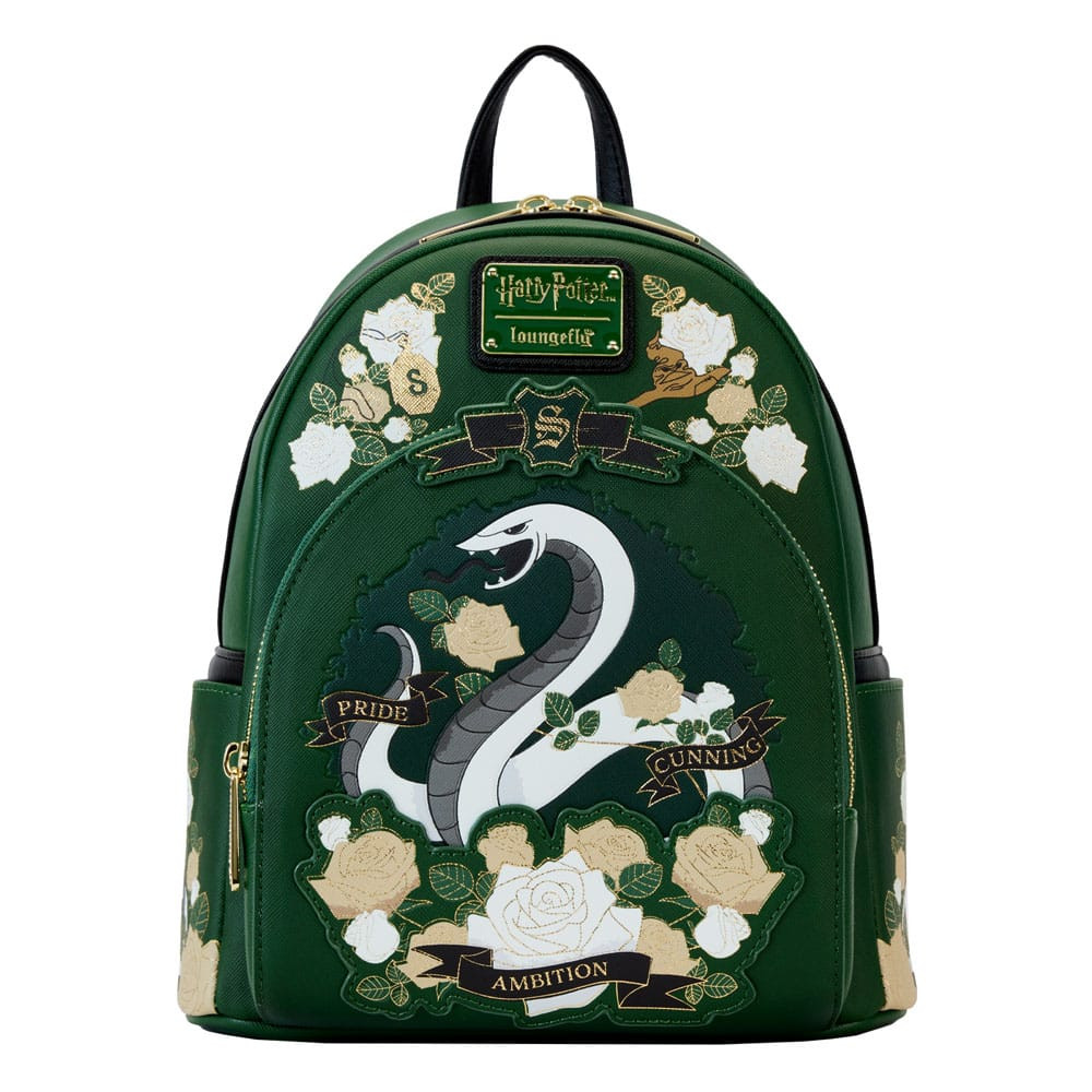 Mini-Rucksack mit Slytherin Haus-Tattoo - Harry Potter Loungefly