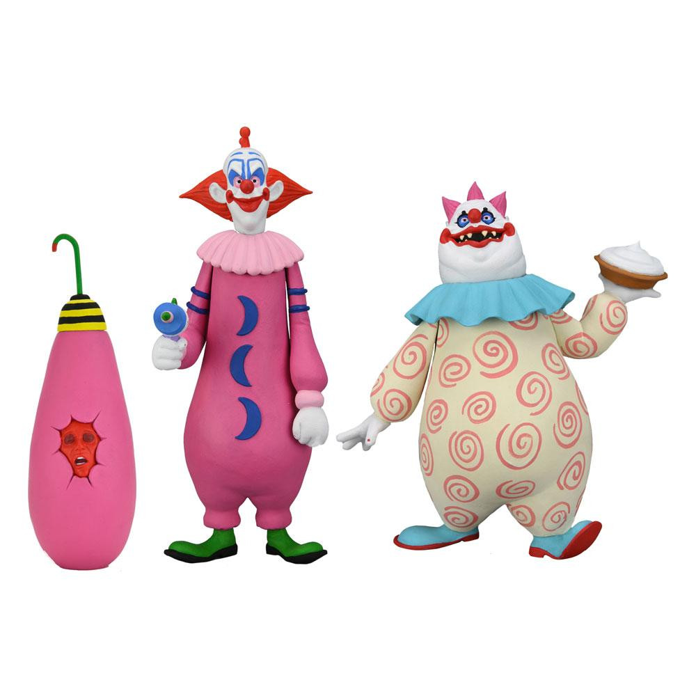 Killer Klowns from Outer Space Pack 2 Figur Toony Terrors Slim & Chubby 15 cm