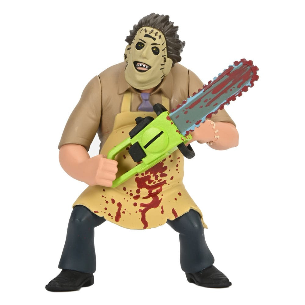 Texas Chainsaw Massacre Toony Terrors Figur 50. Jahrestag Leatherface (Bloody) 15 cm