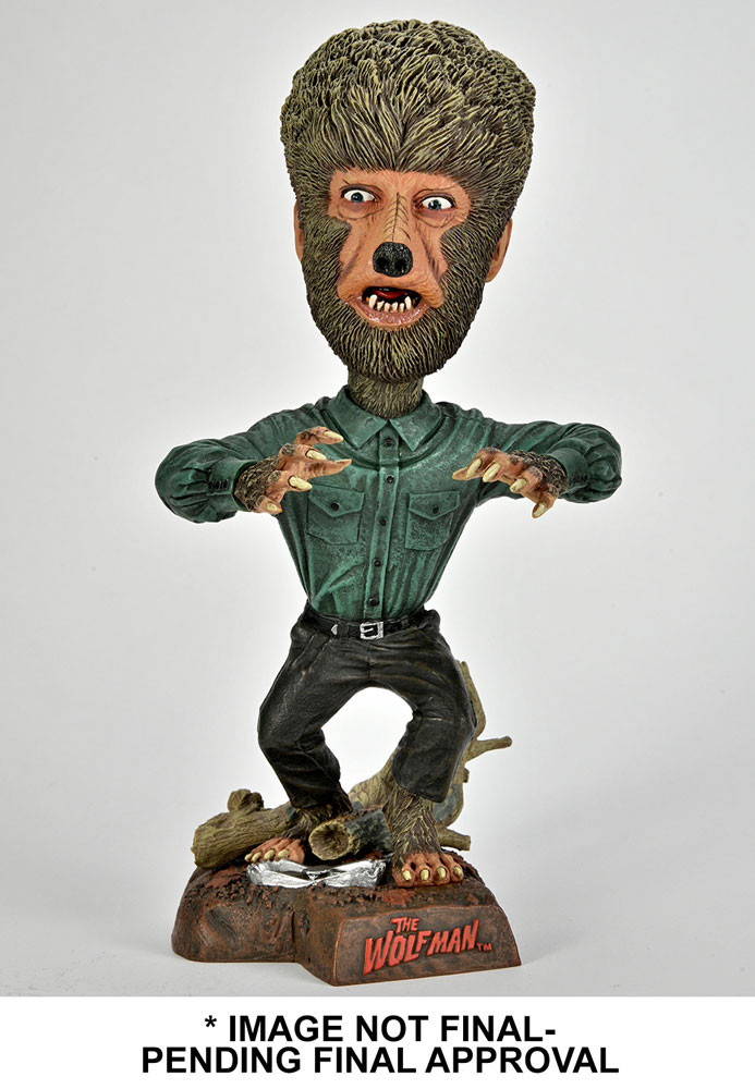 Universal Monsters Head Knocker Wolfsmensch 20 cm