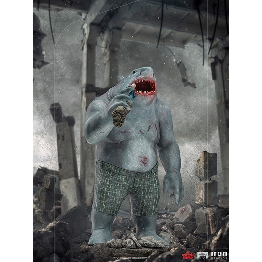 THE SUICIDE SQUAD KING SHARK ART SCALE - DC COMICS