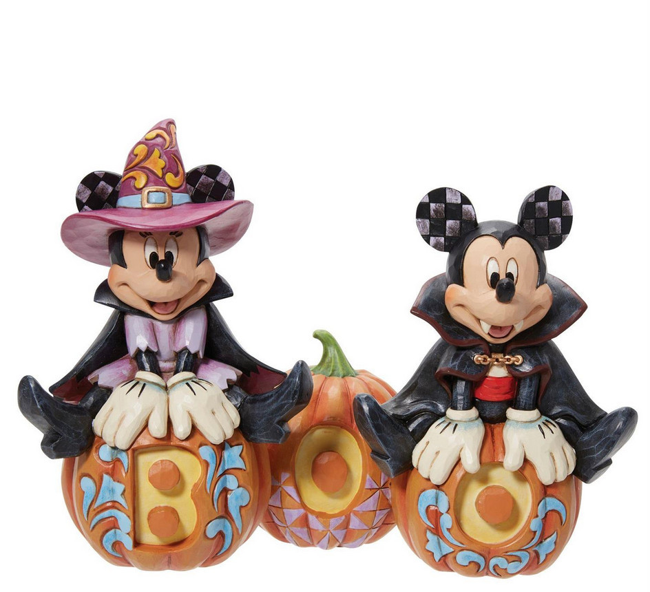 [DEFEKT] MICKEY & MINNIE HALLOWEEN PHOSPHORESZIEREND - DISNEY TRADITIONS