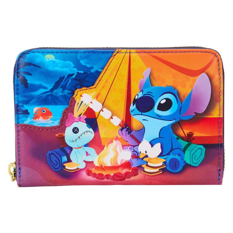 Stitch Camping Cuties Zip - DISNEY LOUNGEFLY