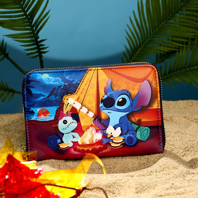 Stitch Camping Cuties Zip Disney Loungefly