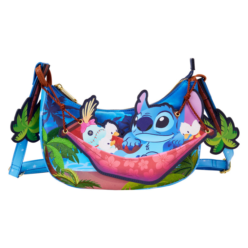 Stitch Camping Cuties Umhängetasche - DISNEY LOUNGEFLY