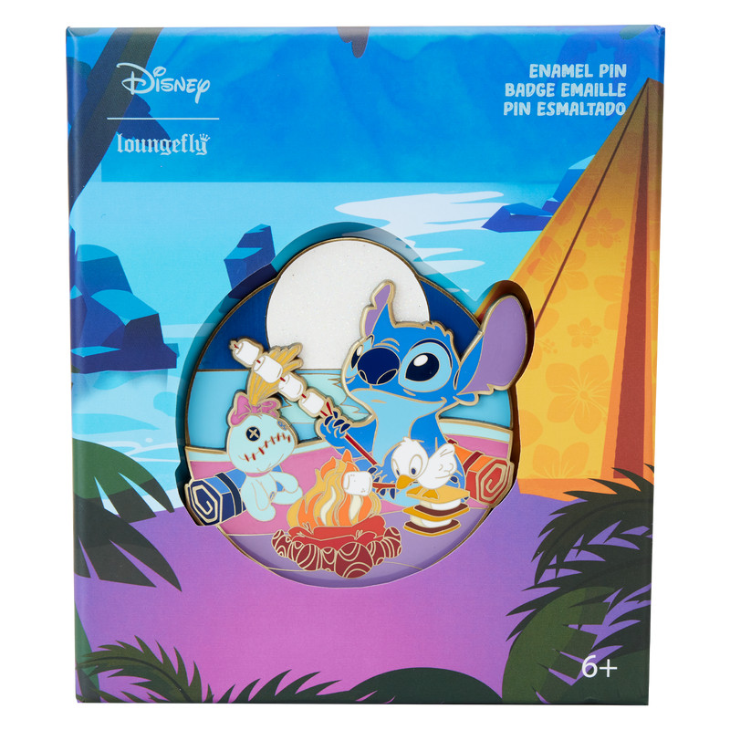 Stitch Camping Cuties Pin-Sammelbox - DISNEY LOUNGEFLY