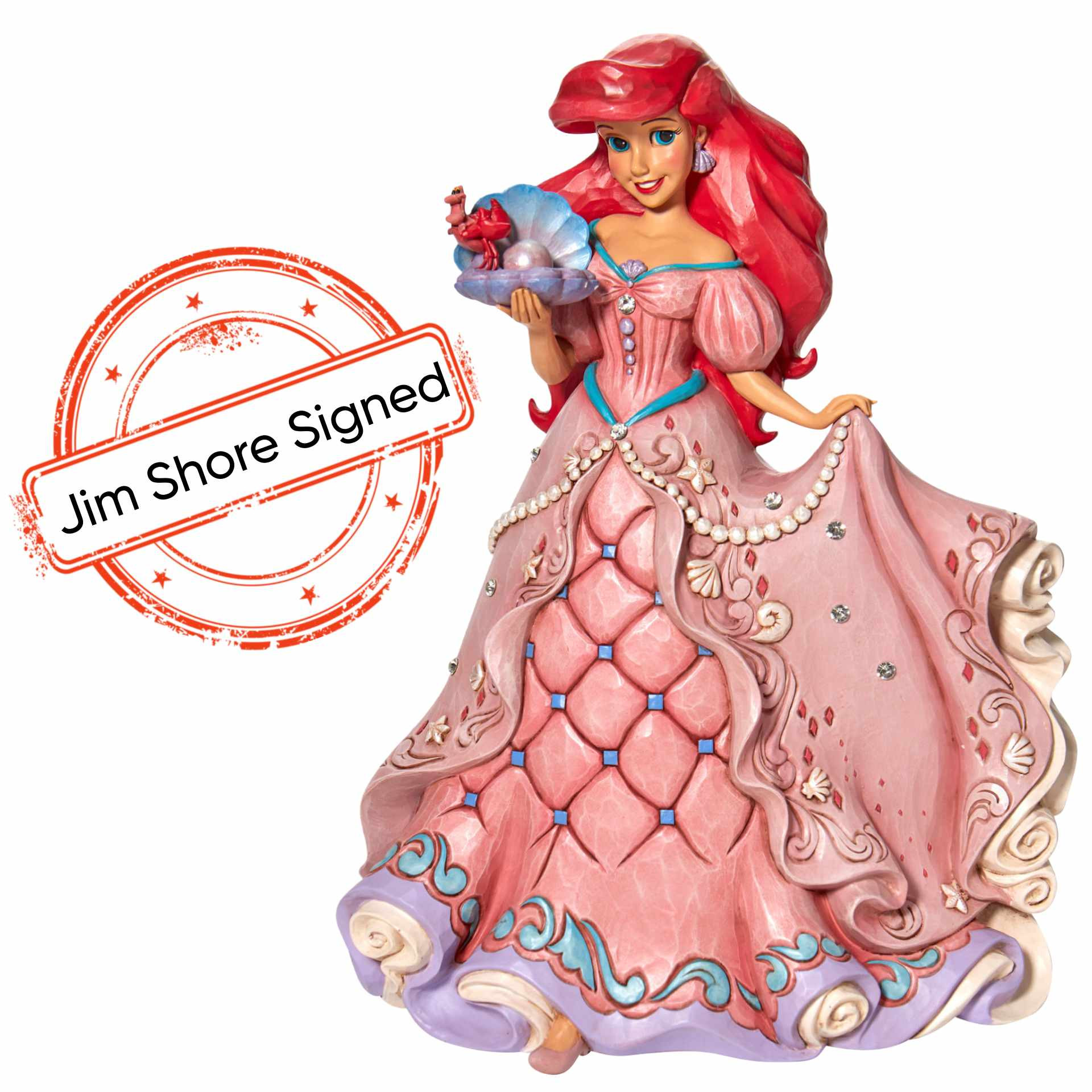 ARIEL DELUXE PRINZESSIN [SIGNIERT VON JIM SHORE] - DISNEY TRADITIONS