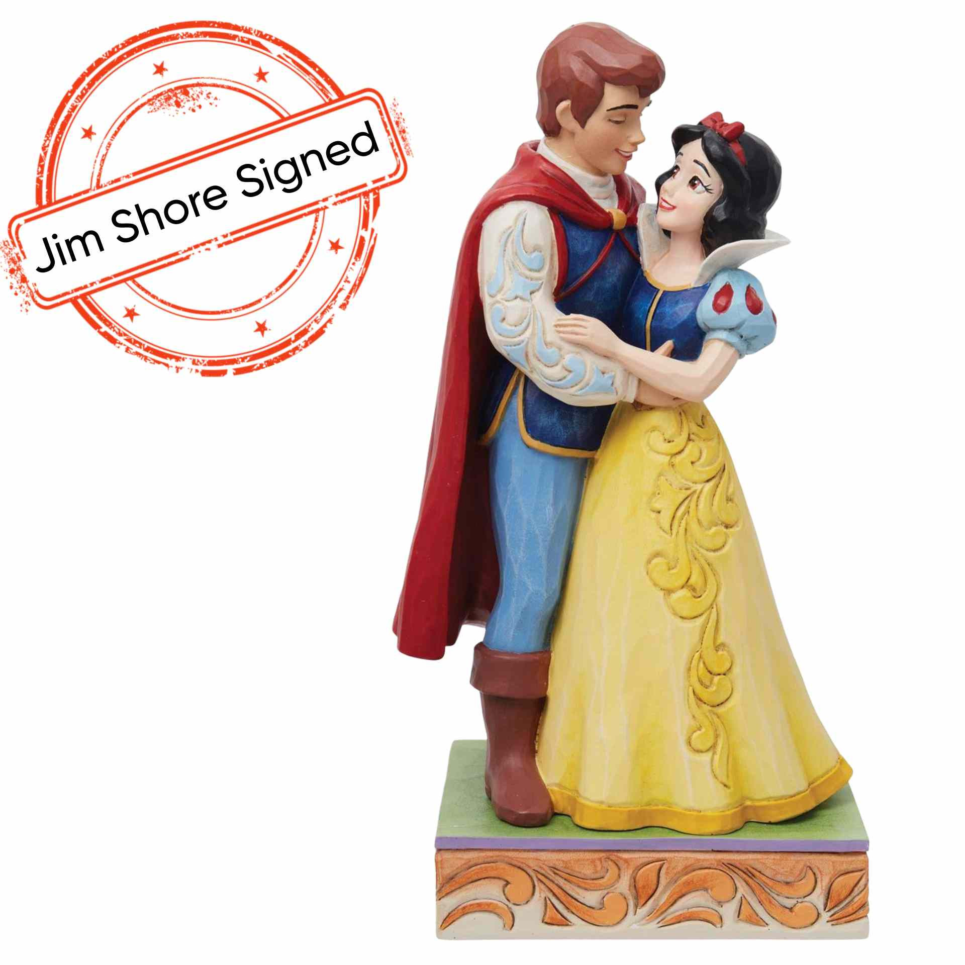 SCHNEEWITTCHEN UND DER PRINZ [SIGNIERT VON JIM SHORE] - DISNEY TRADITIONS