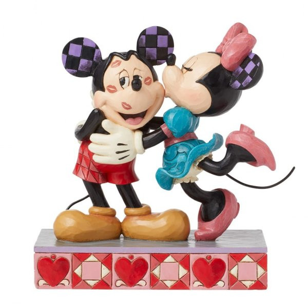 Hugs & Kisses (Mickey- und Minnie-Liebesfigur) – Disney Traditions Mickey