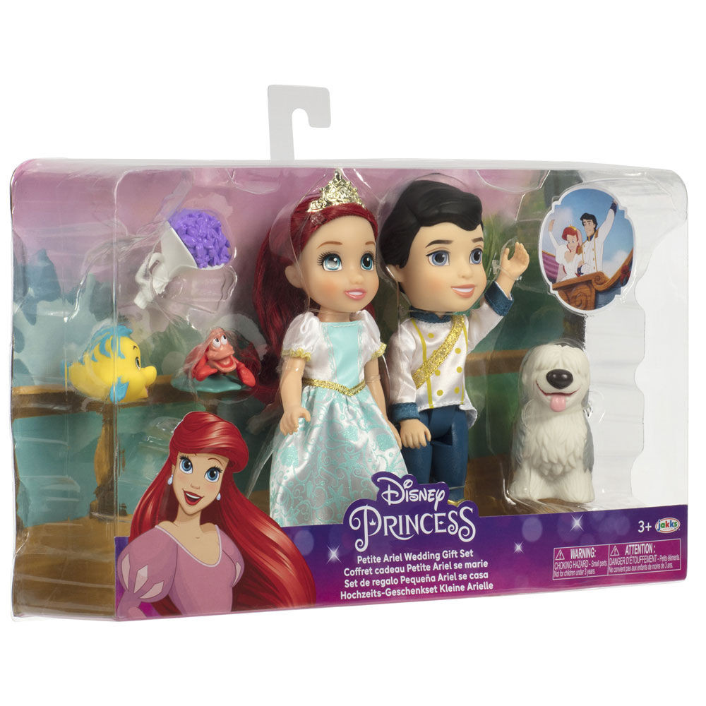 Ariel + Eric Puppen 15cm - Disney Die Kleine Meerjungfrau