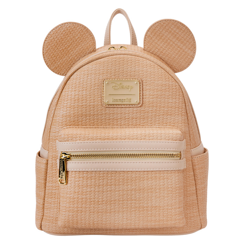 Mini-Rucksack mit gewebter Mickey-Textur - DISNEY LOUNGEFLY