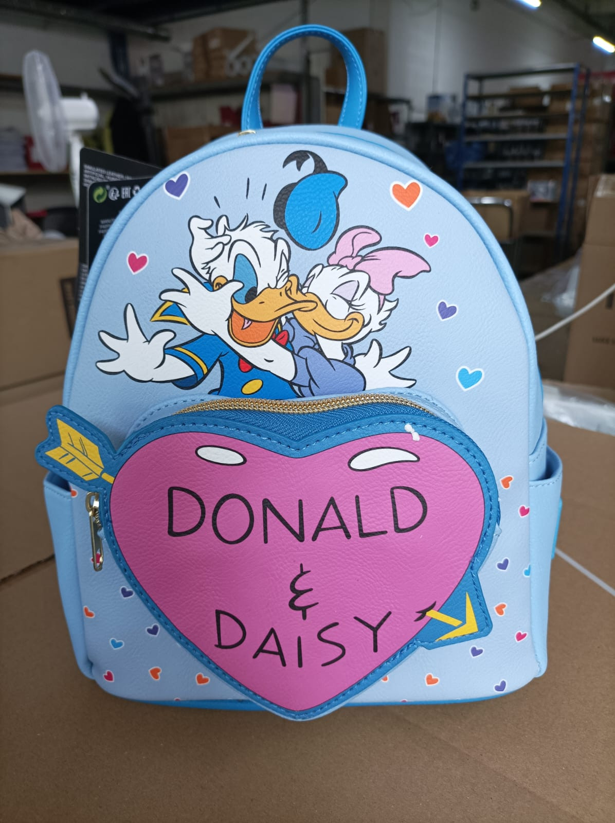 [DEFEKT] DONALD & DAISY VALENTINE MINI-RUCKSACK - DISNEY LOUNGEFLY