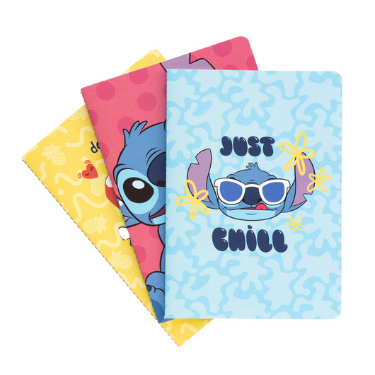 PACK 3 A5 NOTIZBÜCHER - DISNEY STITCH TROPICAL