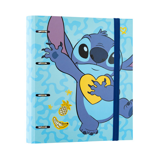 PREMIUM 4-RING-ORDNER - DISNEY STITCH TROPICAL