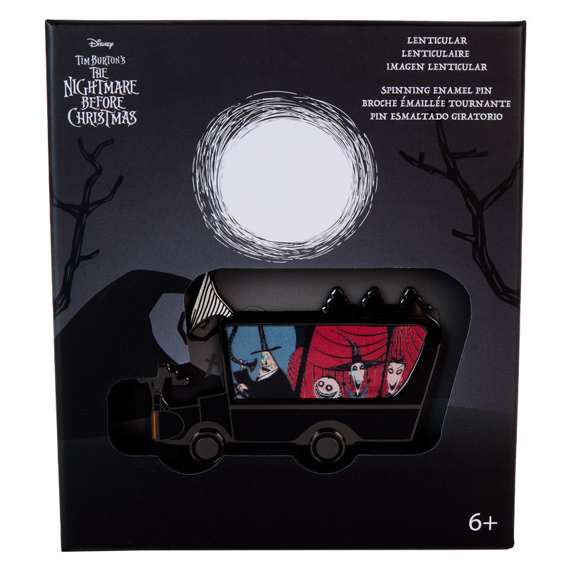 The Nightmare Before Christmas Bürgermeister-Mobile Sammelbox Lentikulär Anstecknadel - DISNEY LOUNGEFLY