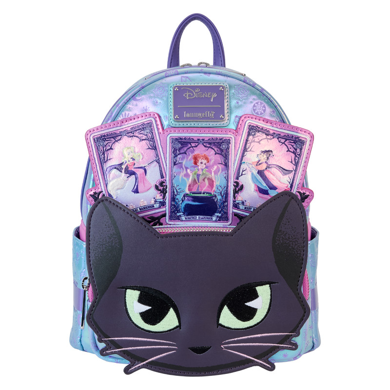 Hocus Pocus Tarot Card Binx Schillernder Mini-Rucksack - DISNEY LOUNGEFLY