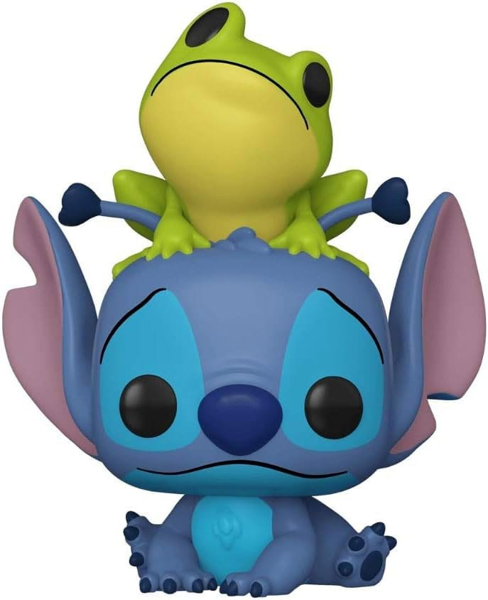 Lilo & Stitch POP! Vinylfigur Stitch mit Frosch 9 cm