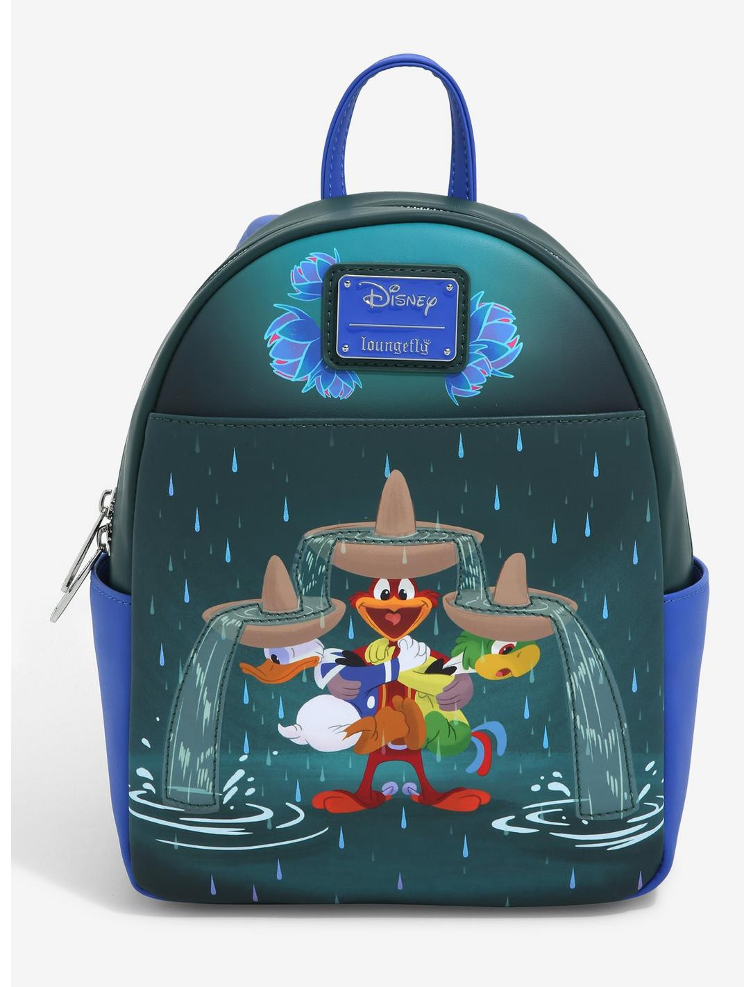 Mini-Rucksack exklusiv drei Caballeros Fountain - DISNEY LOUNGEFLY