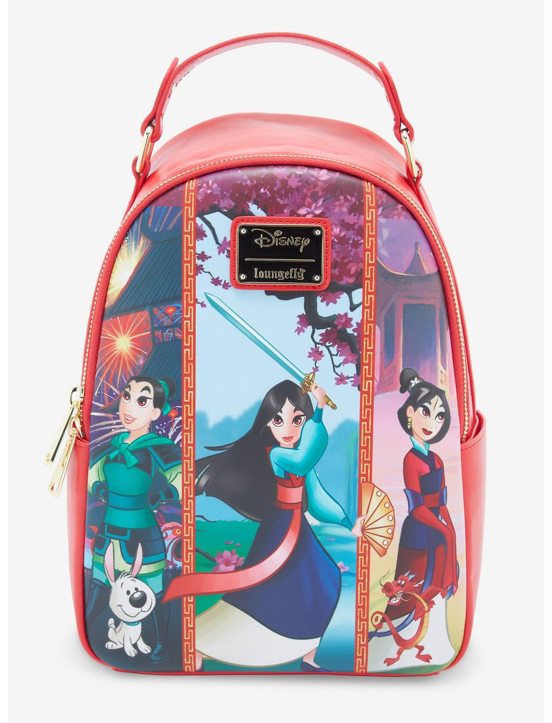 Mini-Rucksack exklusive Mulan -Verwandlung - DISNEY LOUNGEFLY