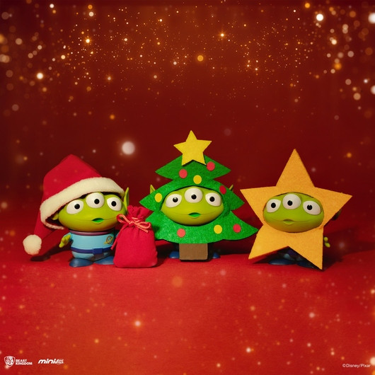 Set mit 3 Aliens- Weihnachten in exklusiver Edition – Mini Egg Attack Toy Story