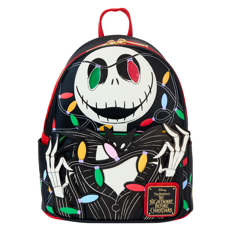 Jack Wrapped In Lights Leuchtender Mini-Rucksack - DISNEY LOUNGEFLY The Nightmare Before Christmas