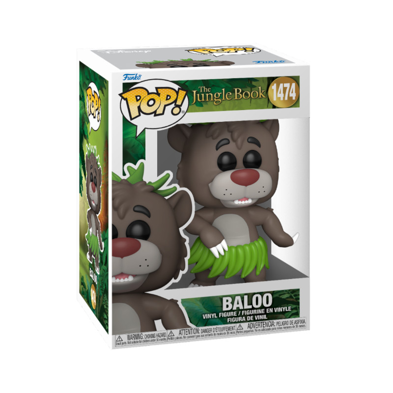 FUNKO POP! 1474 Baloo – Disney Dschungelbuch