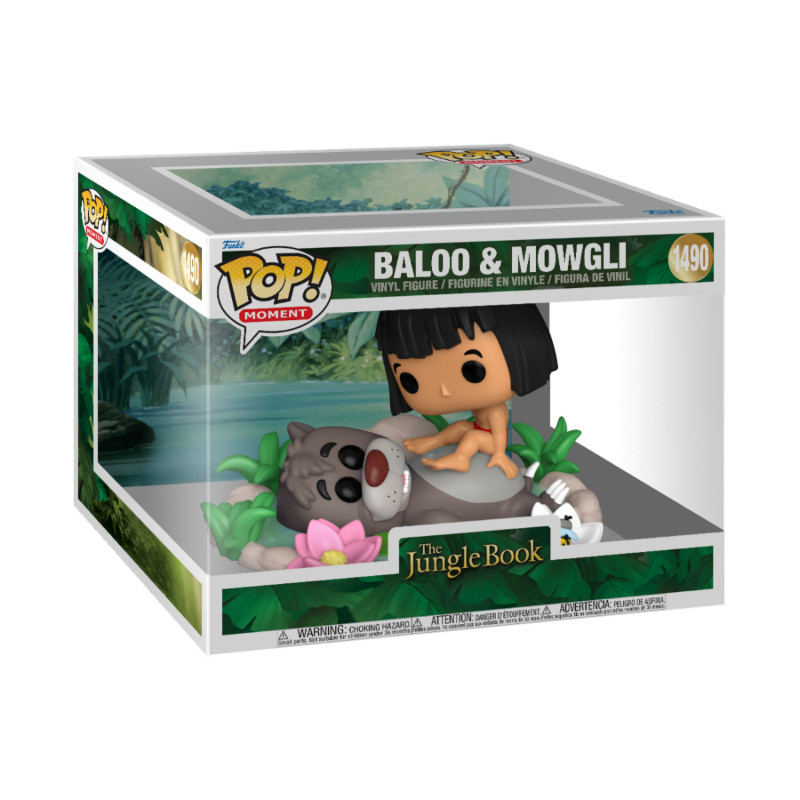 FUNKO POP Moment! Baloo und Mogli – Disney Dschungelbuch