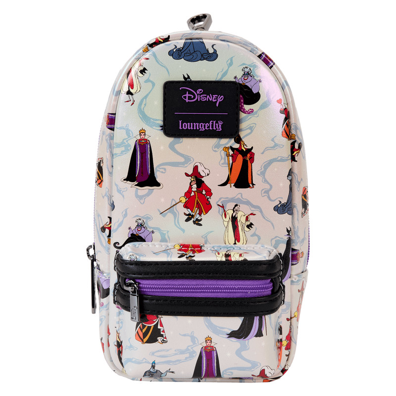 Villains Schillernder Mini-Rucksack mit Stiftetui - DISNEY LOUNGEFLY