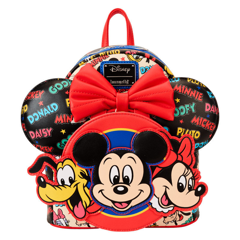 Mickey & Friends Mini-Rucksack mit Ohrenstirnband - DISNEY LOUNGEFLY