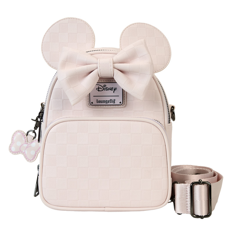 Wandelbarer Mini-Rucksack und umhängetasche mit Minnie Maus Maus-Karosserie - DISNEY LOUNGEFLY