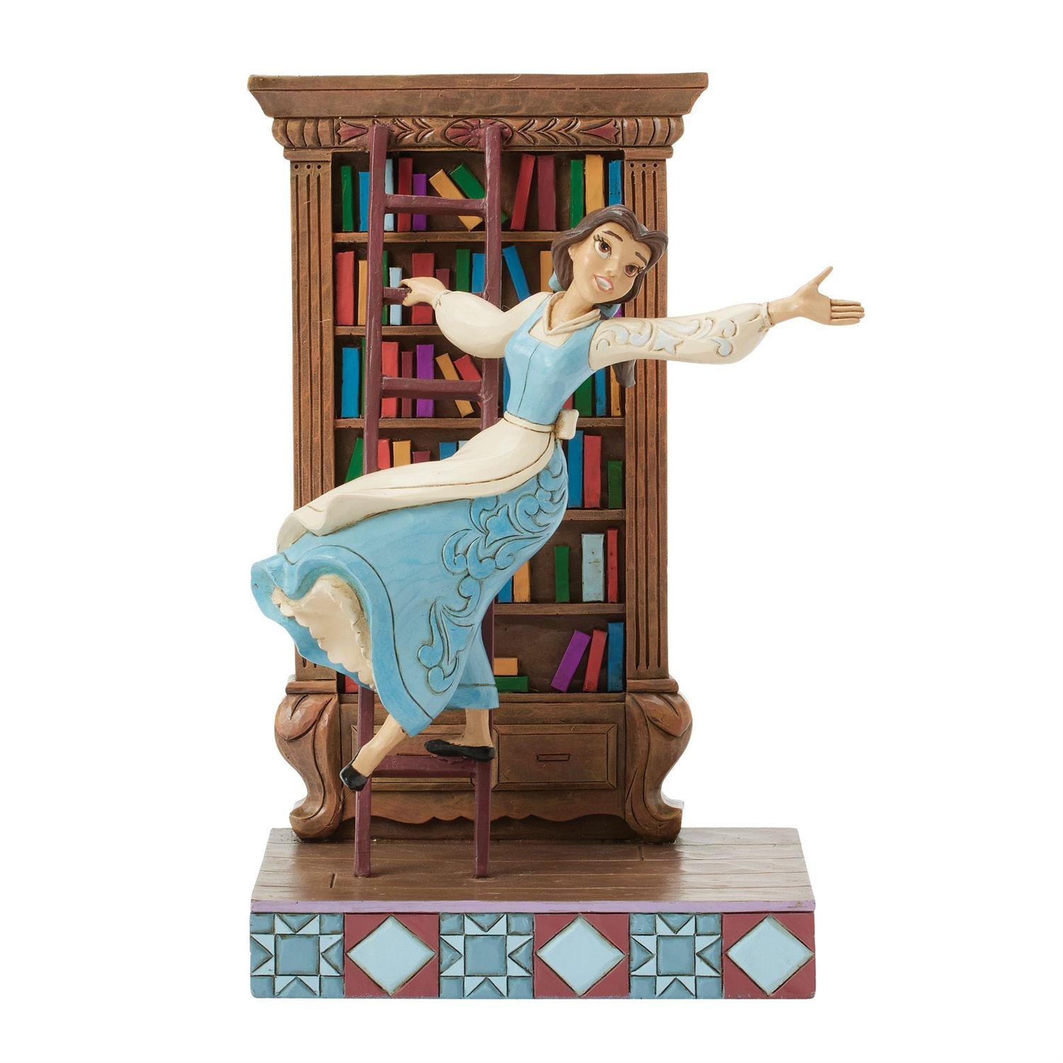 Belle in ihrer Bibliothek  - Disney Traditions