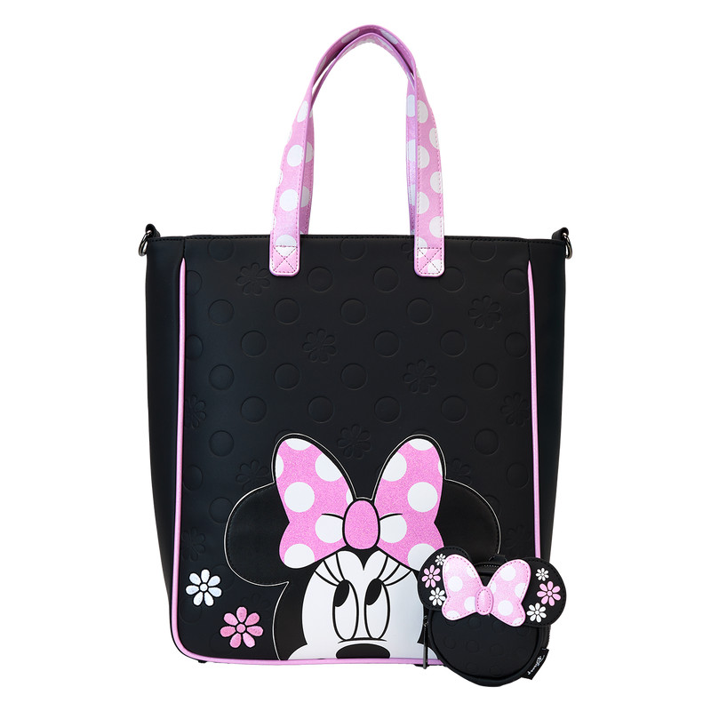 Minnie Maus Floral Rock The Dots Tragetasche mit Münzfach - DISNEY LOUNGEFLY