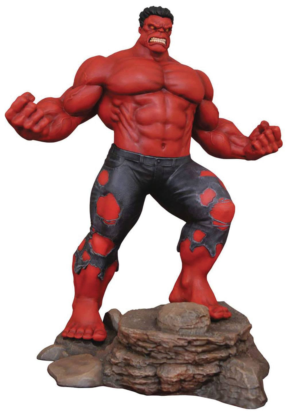 Marvel Gallery diorama Roter Hulk 25 cm