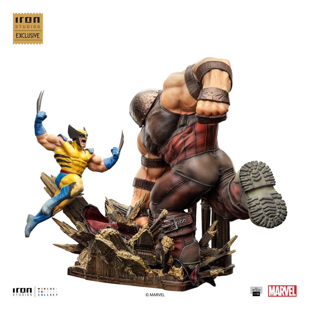 Marvel Statuette 1/10 BDS Art Scale Wolverine vs. Juggernaut heo EU Exclusive 30 cm