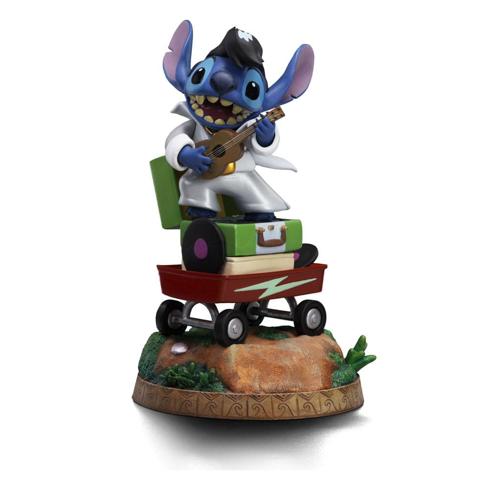 Lilo & Stitch -Statue 1/10 Art Scale Stitch King of Rock 17 cm