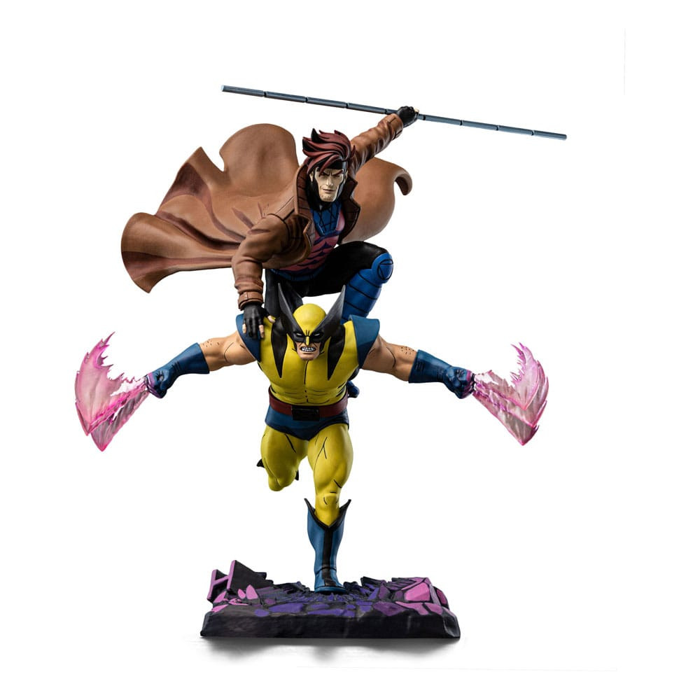 Marvel Statue 1/10 Art Scale Deluxe X-Men´97 Gambit & Wolverine 29 cm