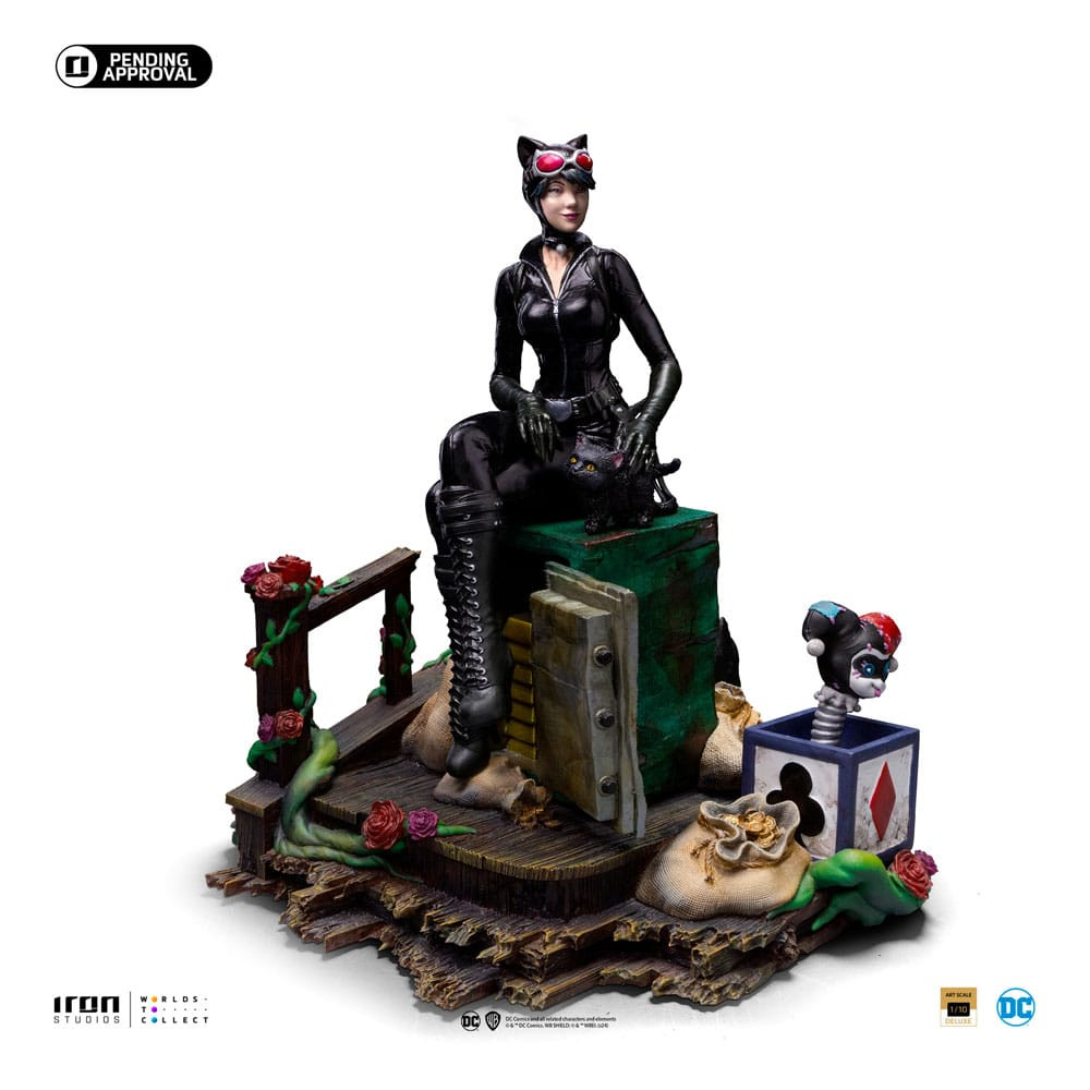 DC Comics -Statue 1/10 Art Scale Deluxe Catwoman (Gotham City Sirens) 21 cm