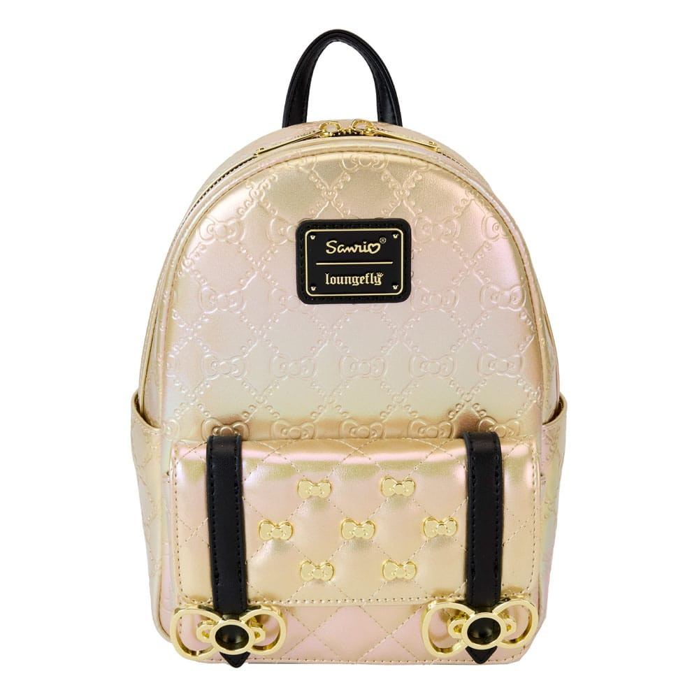 Hello Kitty 50th Anniversary von Loungefly Rucksack Mini Metallic Gold